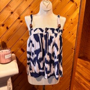 Universal Thread Navy and White Women's Top